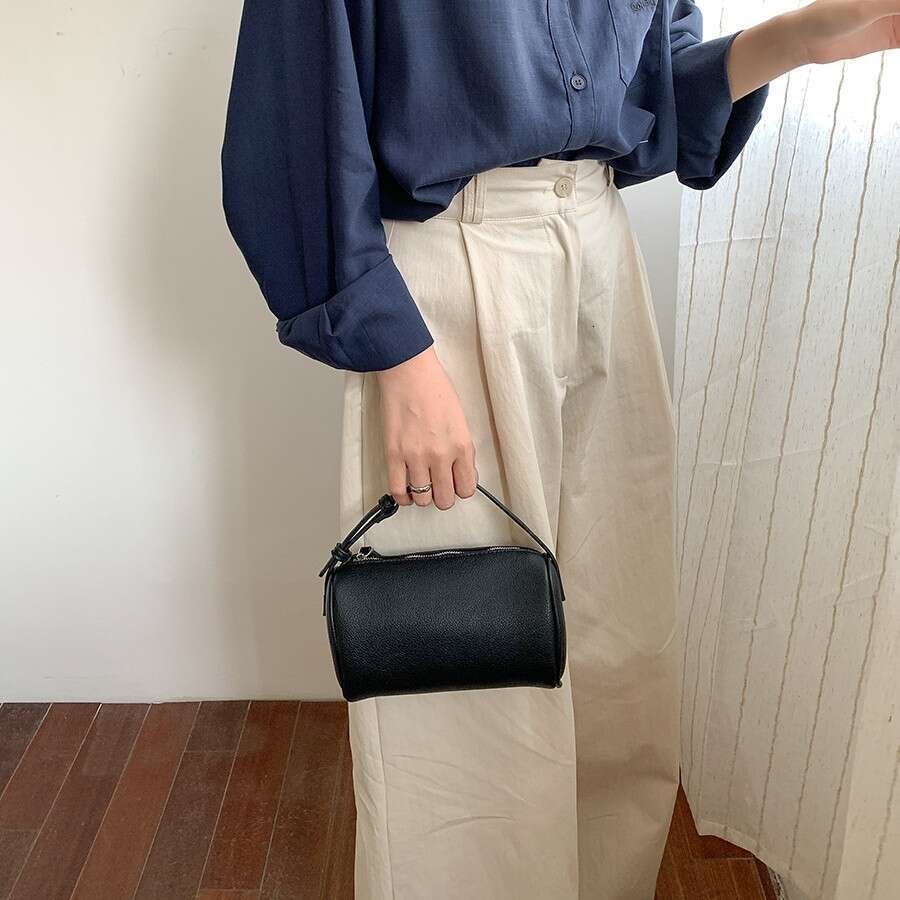 Korean Style New Crossbody For Women, Niche High-End Simple Shoulder Phone Bag, Versatile Horizontal Handbag Small Square Bag B5