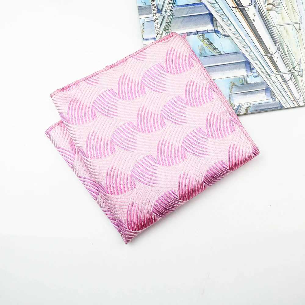 New Dot Striped Pocket Square For Men cm Formal Handkerchief Towel Gro Wedding Suit Cravat Hanky Host Chest Small Scarf Y251024