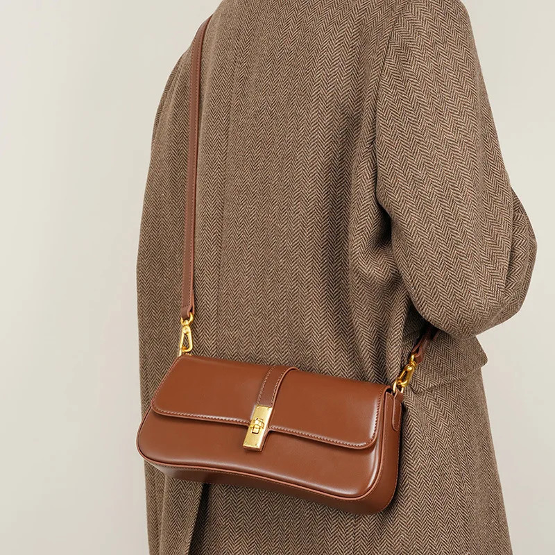 Jonlily Women Genuine Leather Shoulder Bag Female Fashion Handbag Small Underarm Bag Casual Daybag Mini Purse KG1313 251023
