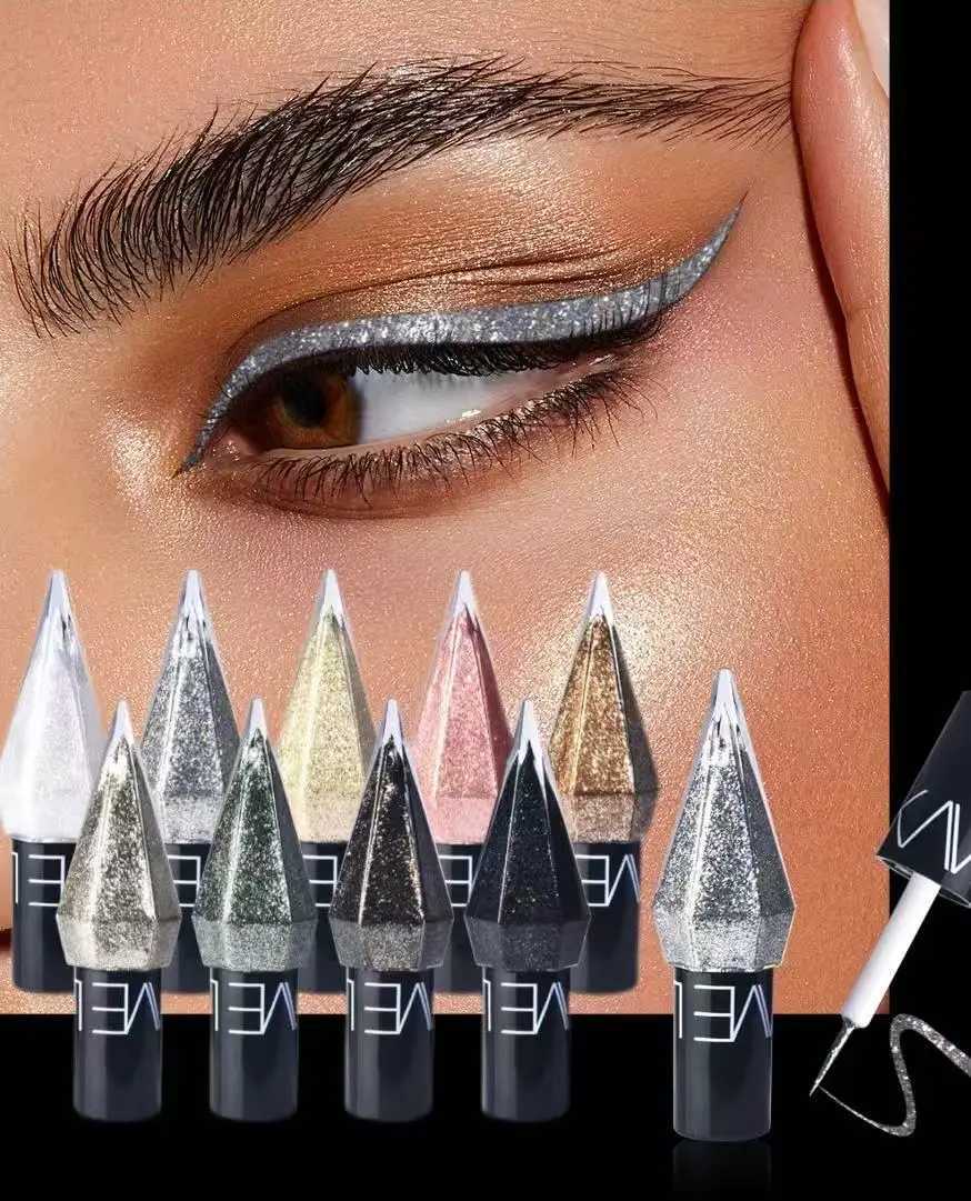 1PC Multicolor LongLasting Waterproof Liquid Eyeshadow and Highlighter Easy to a Glossy Longlasting Sparkle Eye LookL251024