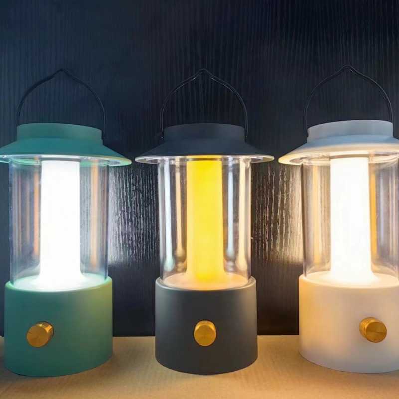 New Camping Light Rechargeable Night Light Table Lamp Outdoor Camping Lighting Camp Light Home Atmosphere Light W251024
