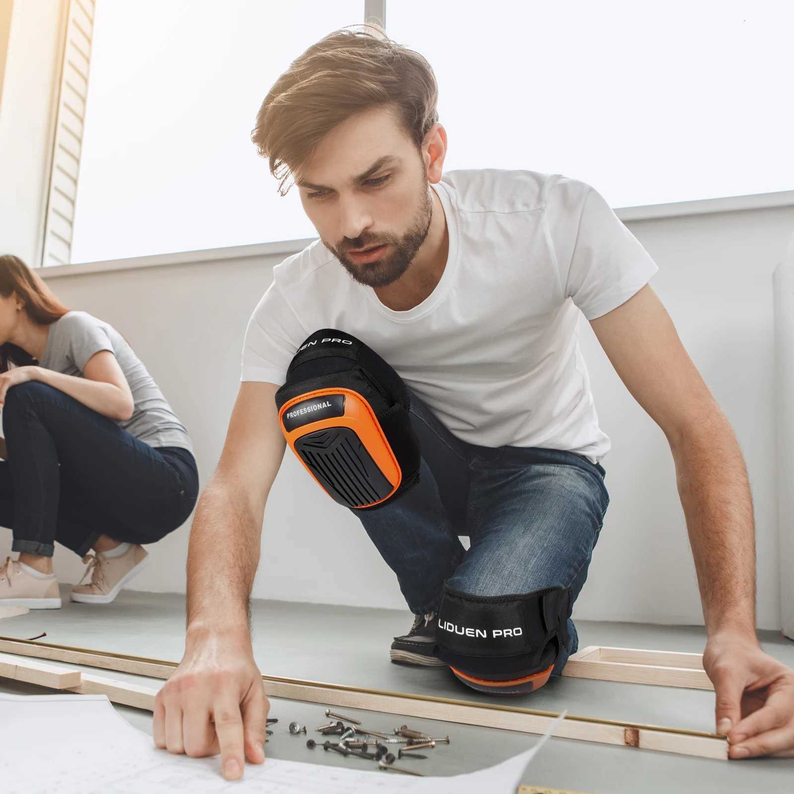 Knee Pads for WorkGardening and Construction with NonSlip Heavt Duty CapThick Foam PaddingGel CushionW251024