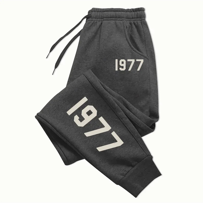 1977 mens casual pants selling autumn and winter warm sports pants fashionable and versatile jogging sports pants 251020