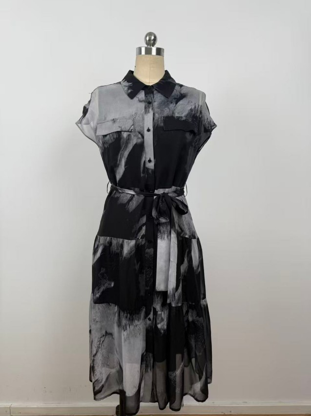 Simple, Sophisticated, Elegant Silk Dress JYL37153