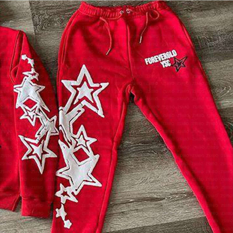 Gothic Hip-Hop Casual Pullover Hoodie Fashion High Street Star Letter Print Unisex Sweatshirt
