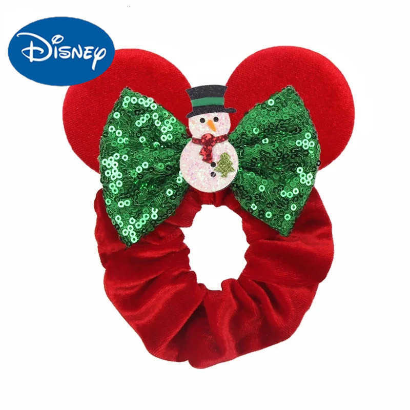 Disney Merry Christmas Ponytail Holders with Glittery Tails by Mickey Mouse - Stylish Child Hair Decor designer
