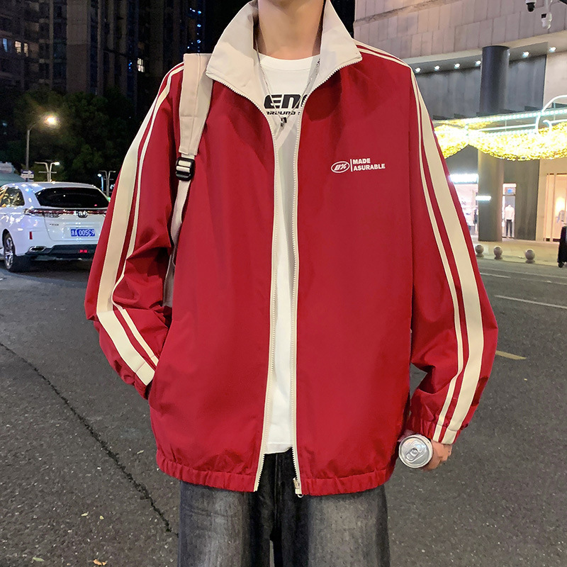 NASA Men's Jacket Spring Autumn Designer Hoodie Jacket Tracksuit Men Polo Veste Coat New Style Windbreaker Student Winter Fleece Double-sided Sta