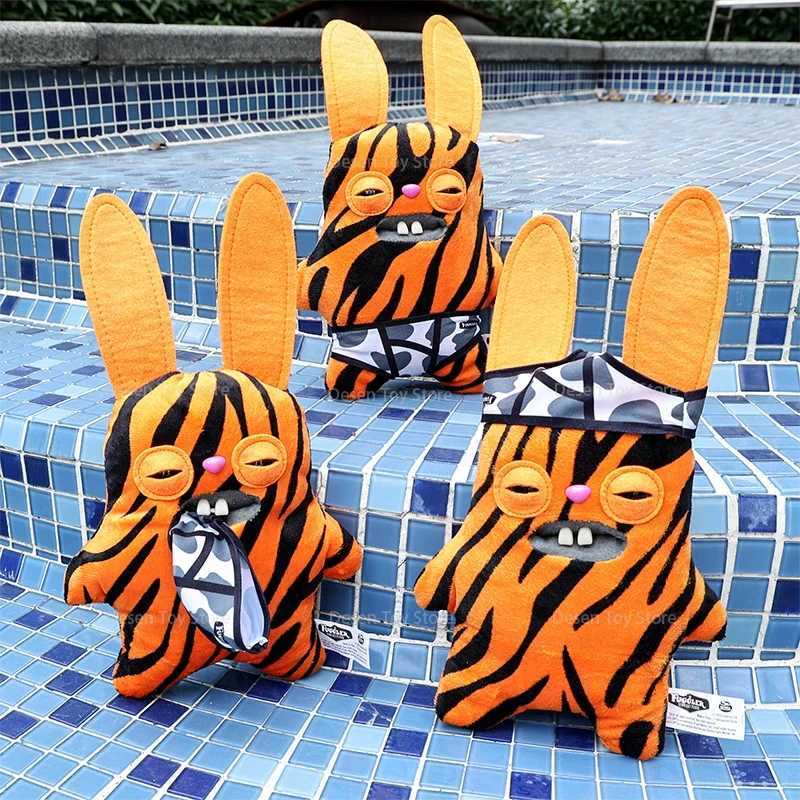 Fuggler WideEyed Tooths Monster Plush Dolls Soft Fuggler Stuffed Pants Gap Toothed McGoo Monstrosi Peluche Birthday Toys Z251024