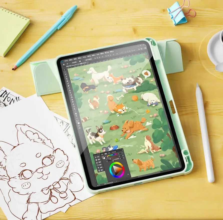 For iPad Case ipad A16 11in Air3 4 5 Mini 6 7 Tablet Cover Funda Ipad Pro 4 5 6 10th 11th Gen Rotating Anti Fall Protective caseXJ251024 - view 6