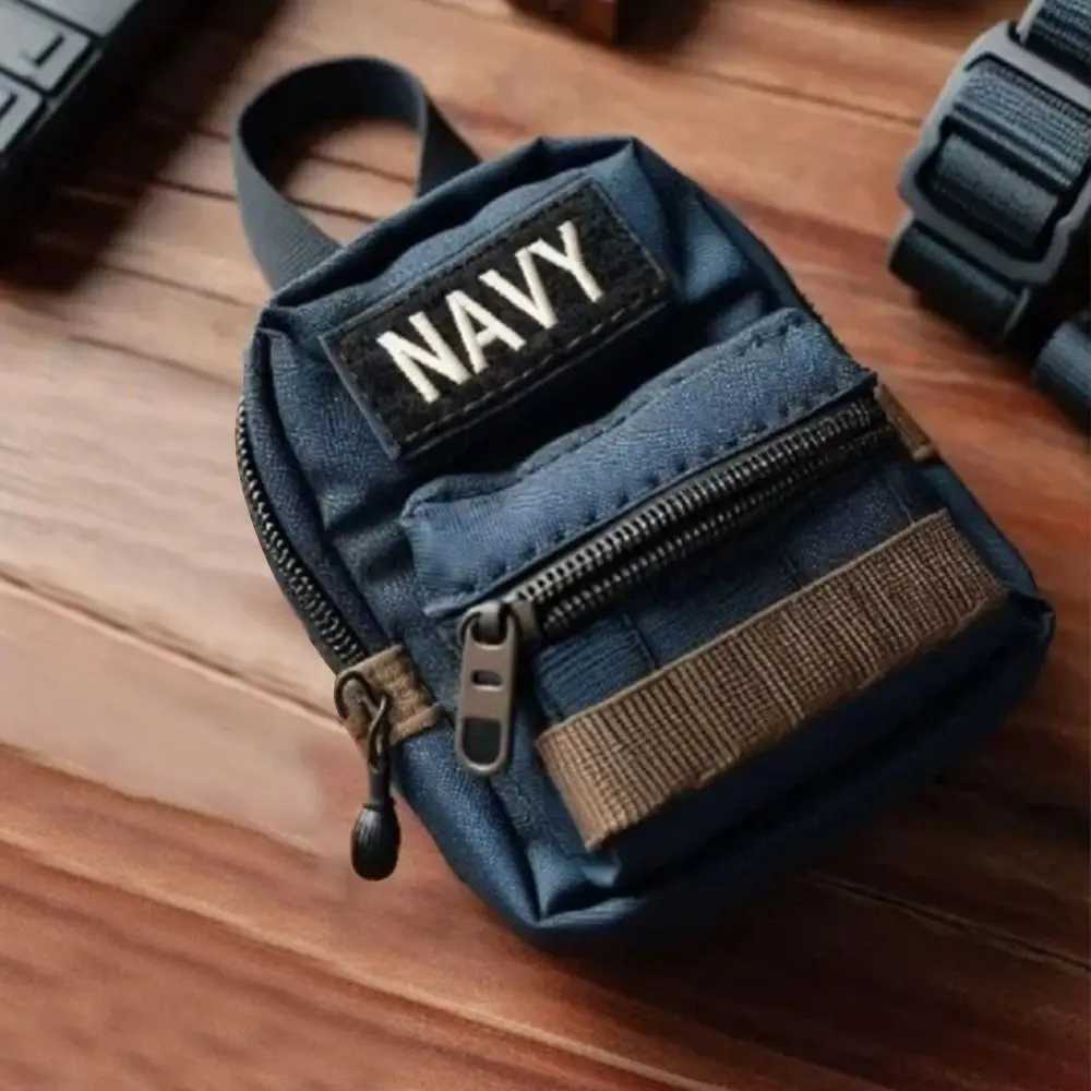 Mini Backpack Keychain Multipurpose Coin Purse Backpack Key Bag Outdoor Accessory Gift for Adults Teens Z251023