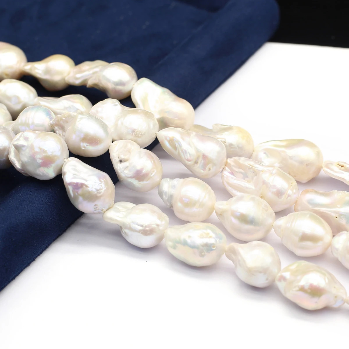 13x10mm 5A Natural Freshwater White 100 Pearl Baroque Irregular Shape Bead Gift Jewelry Make DIY Necklace Bracelet Accessories 251016