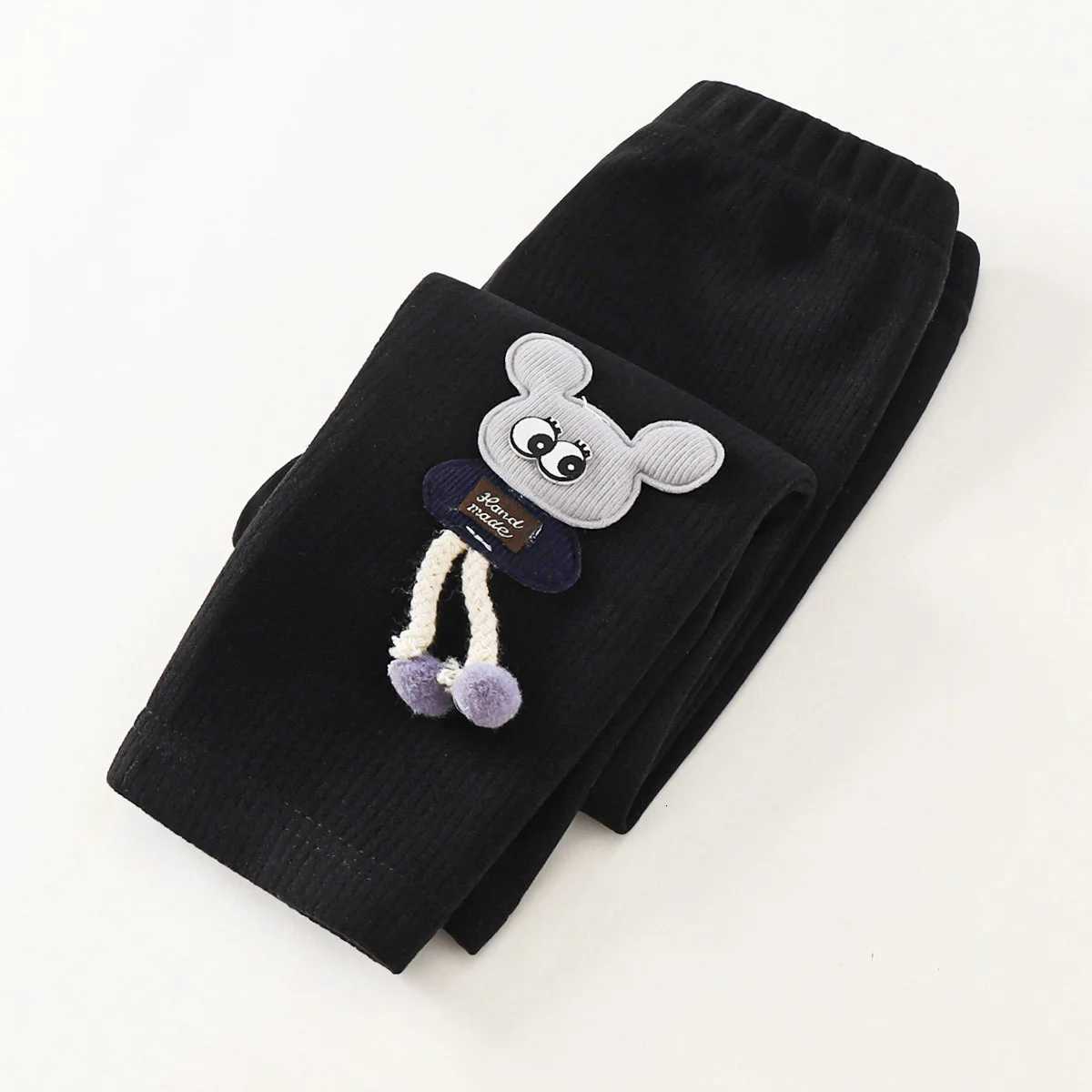 Autumn Solid Color Kids Leggings Baby Girls Thin Fleece Tights Sweatpants For Children Casual Pants Toddler TrousersT251024
