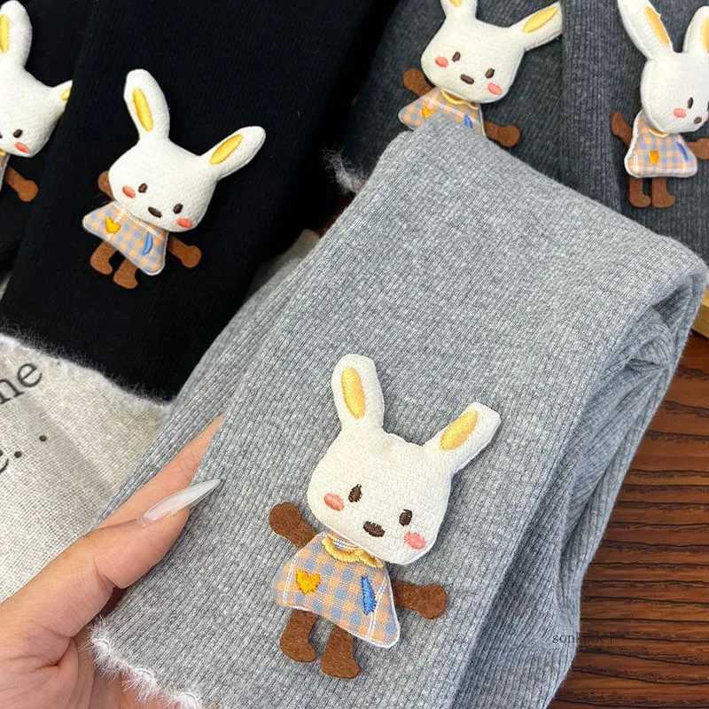 Kids Fleecelined Leggings for Girls New Autumn 2025 Model Thickened Winter Keep Warm Pants for BabyT251024