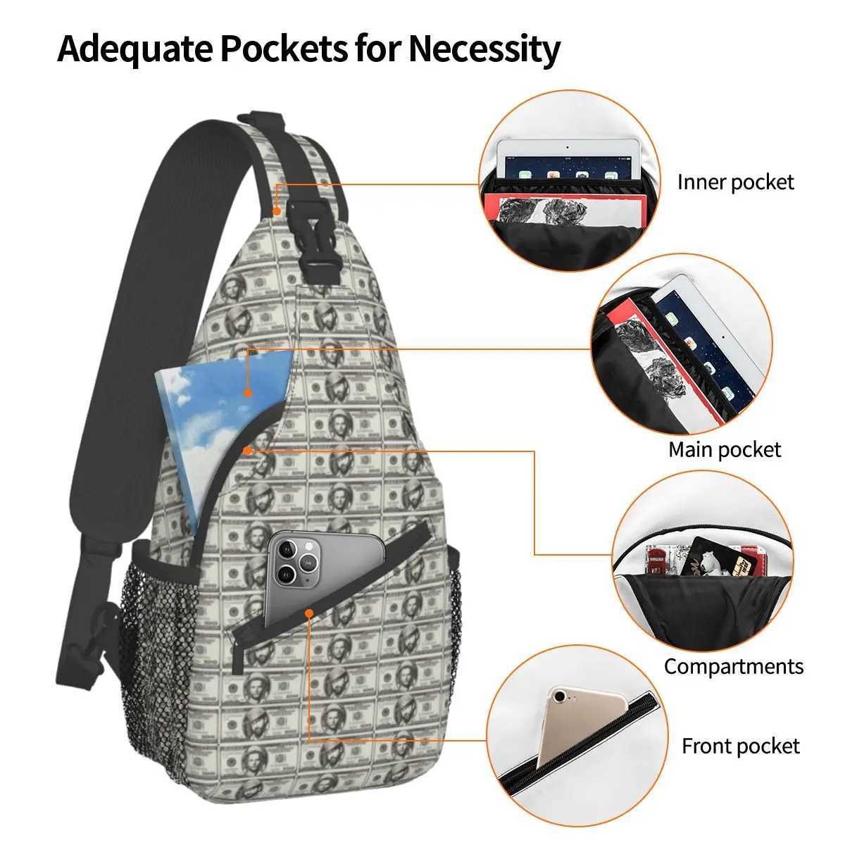 Terence Hill Bud Spencer Dollar Crossbody Sling Bags Men Women Chest Bag Shoulder Backpack Daypack for Travel Hiking Travel PackL251024