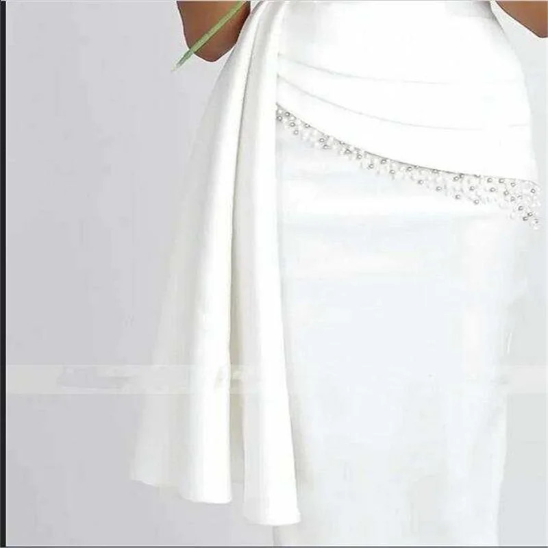 Knee Lenght Mother of the Bridal Wedding Party Dress Ivory Womens Evening Dress Elegant Party Dresses Customized 251023