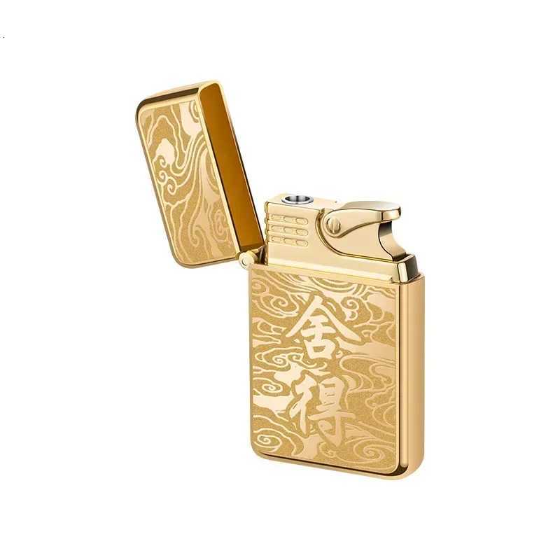 Creative Dragon Pattern Torch Lighter Red Jet Flame Butane Lighters Smoking Accessories Windproof Gas Lighters No Box D251024