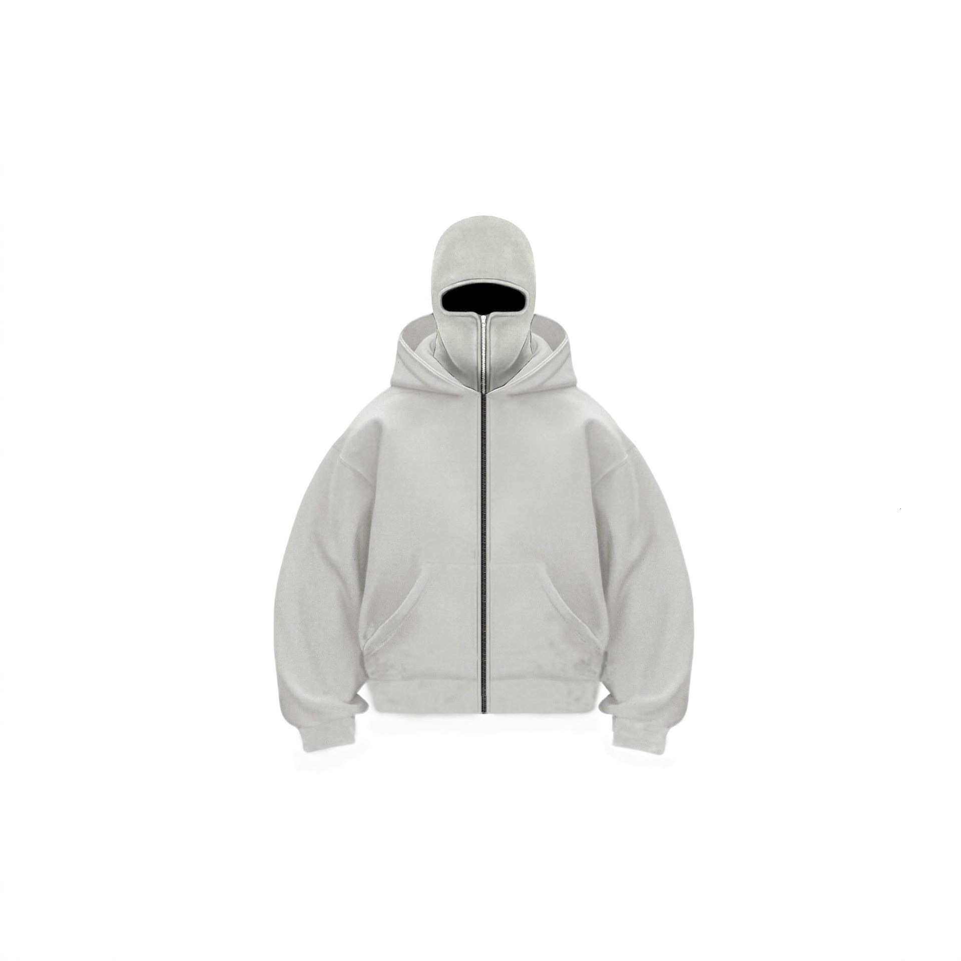 Cross-border Spring And Autumn New Unique Design Designer Hoodie Jacket Tracksuit Men Polo Veste Coat Double-layer Hooded Zipper Sweatshirt Loose Stre