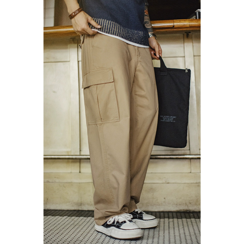 Men's Work Pants with Multiple Pockets Quick-Dry Cotton Twill Fabric Wholesale Custom