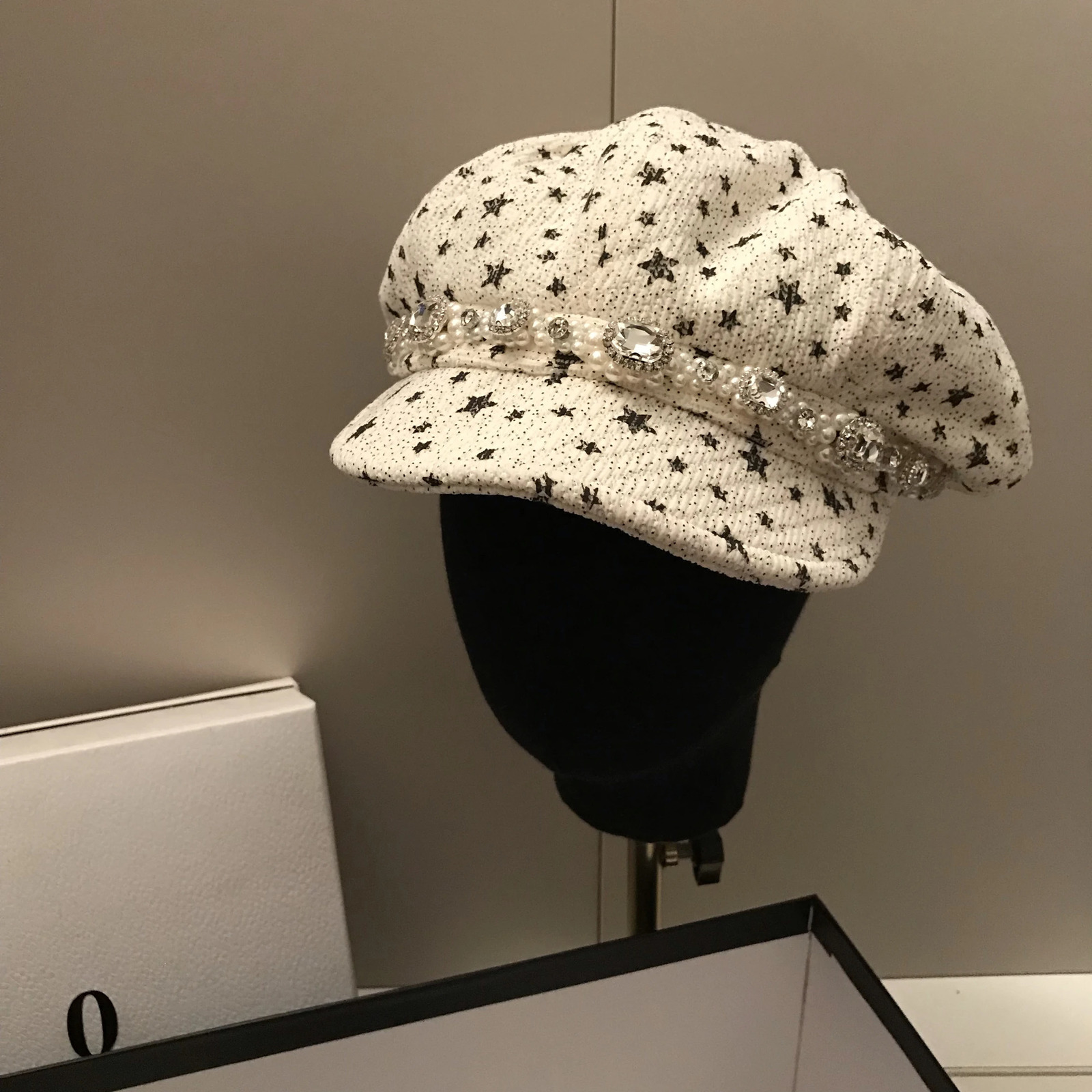 Koreanstyle Artistic Sweet Star Beret Womens Summer Octagonal Cap 251023