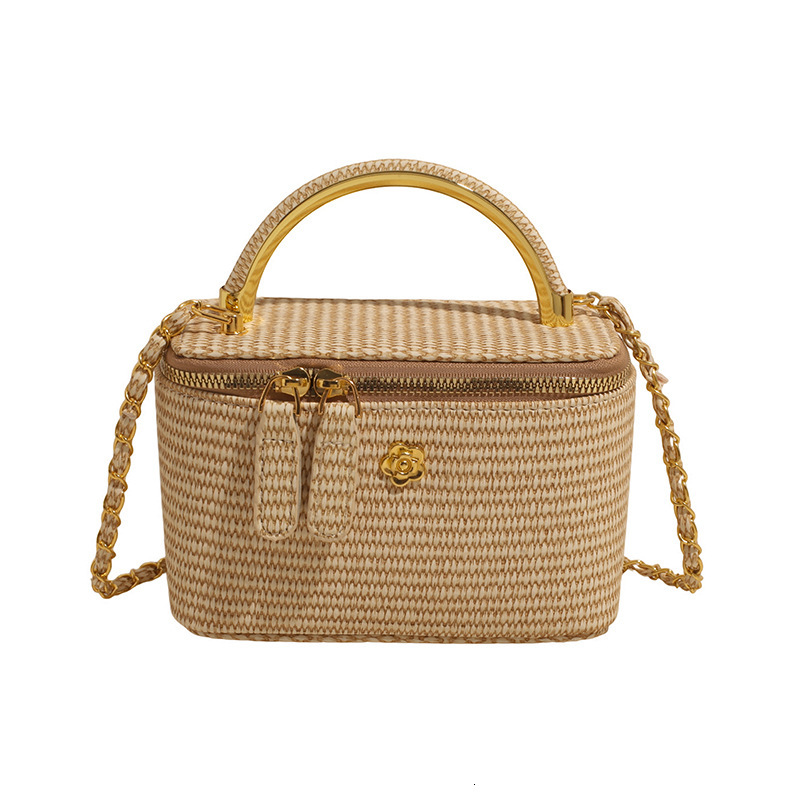 Luxury Brand Designer Bag 2025 New Trendy Fashionable Light Luxury Chain Shoulder Crossbody Bag For Women With Woven Pattern