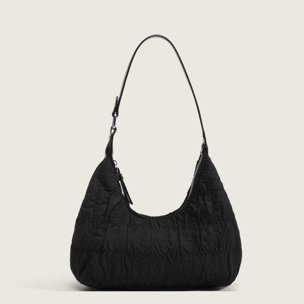 Feminine Casual Design Cream Color Puffy Shoulders Crossbody Tote for Girls