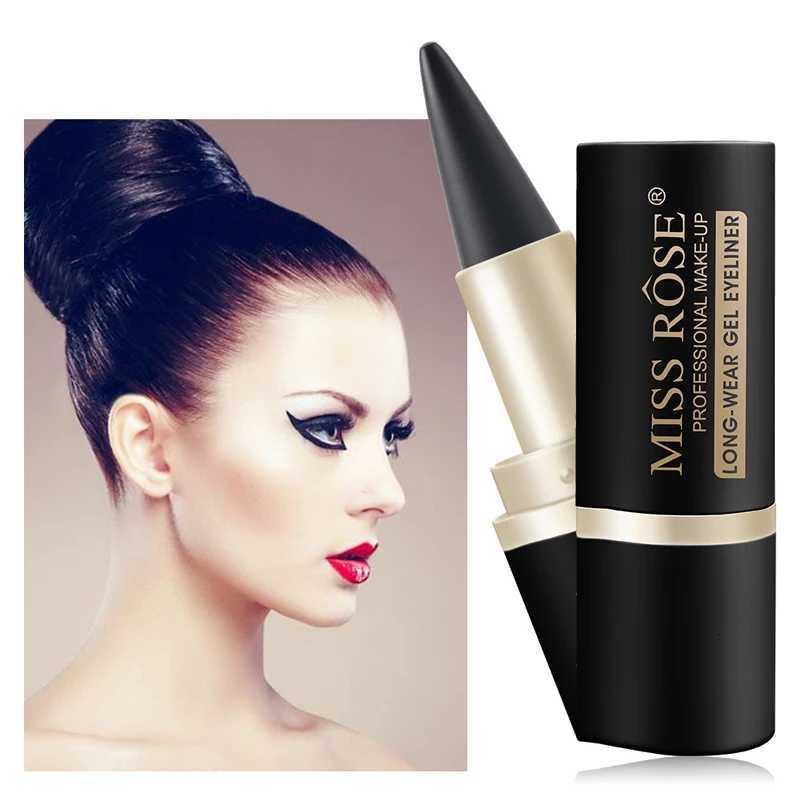 Waterproof eyeliner paste eyeliner quickdrying matte eyeliner single end black solid rich eyeliner penL251024