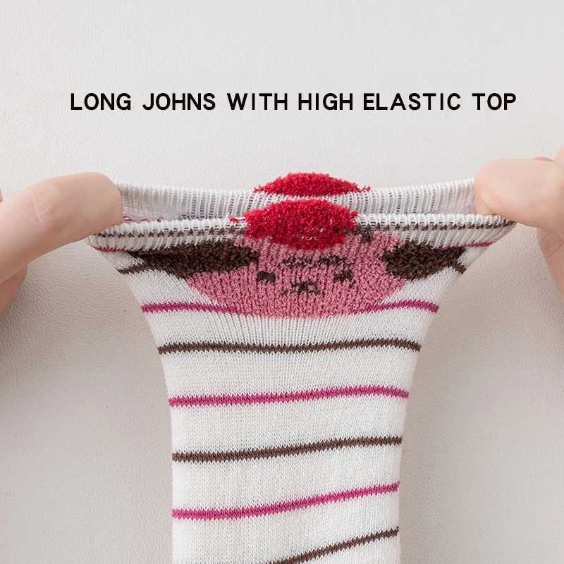 Girls Winter Thickened Warm Socks Terry Light Pink Rabbit Kids Socks 5 Pairs J251024