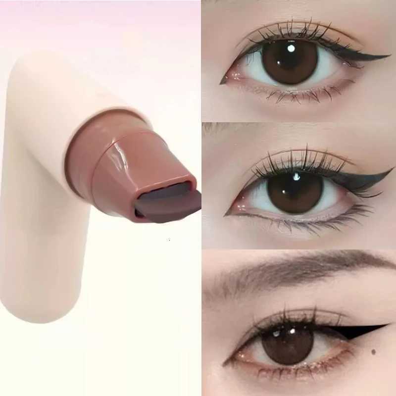 Black Brown Liquid Eyeliner Stamp DIY Triangle Eye Liner Extension Stamps Waterproof Long Lasting Fast Dry Eyes Makeup TemplateL251024