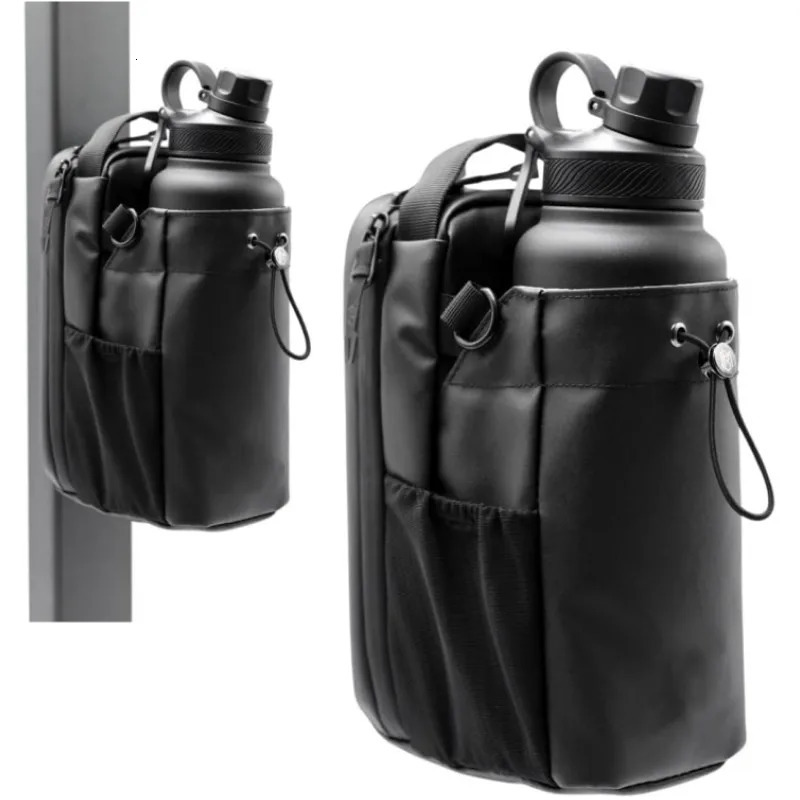 Magnetic Water Bottle Bag Large Capacity Specific Cup Holder with Strong Magnet Portable for Outdoor Sports Gym Camp 251014