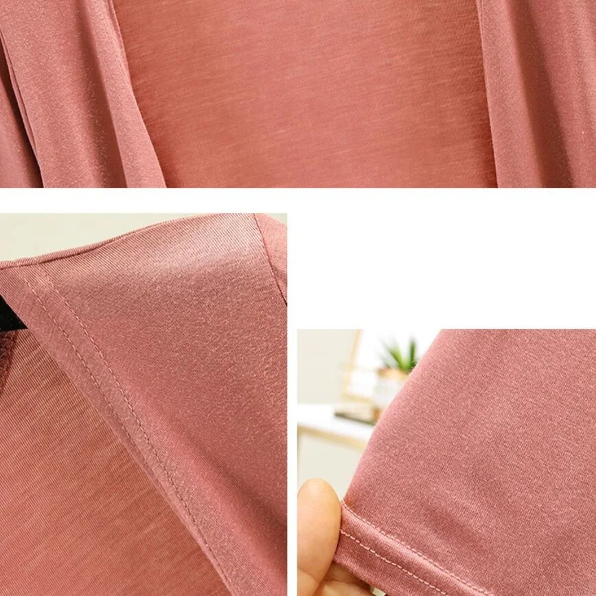 Autumn Summer Sun Protection Clothing Women Modal Cardigan Ladies Shawl Outerwear Female Long Sleeve Cardigans Women Thin Coat 251013