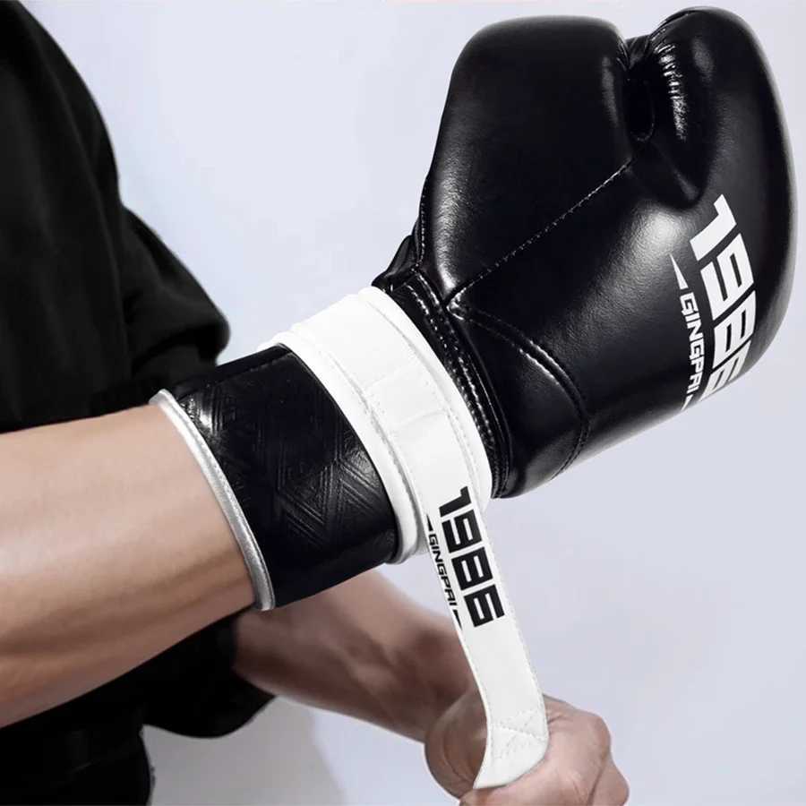 Boxing Gloves Lace Up By Yourself Adjustable For Muay Thai Glove Converter Martial Arts Karate Kickboxing Adults Fixed Wrist Y251023