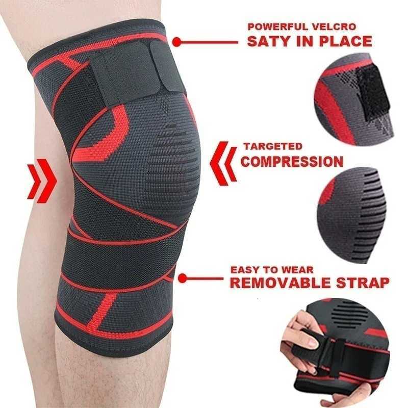 1pc dualpurpose pressurized knee pads with detachable knee pads for fitness and runningW251024