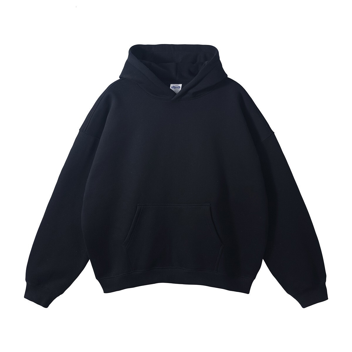 Trade Autumn Winter New Loose Fleece Trendy Drop Shoulder Solid Color Hoodie Sweatshirt Jacket For Men And Women In Designer Hoodie Jacket Tracksuit M