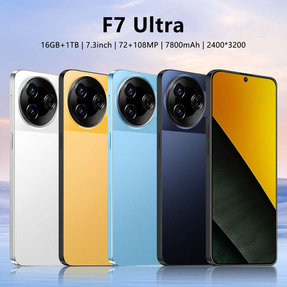 Mobile Phone F Ultra New Inch True G Large Screen Android Smartphone Temu