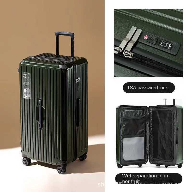 Red Suitcase 283650 inch Lize Capacity Luggage with FiveWheels ABSPC 20 inch Cabin Suitcases Travel Bag Zipper Trolley CaseW251024