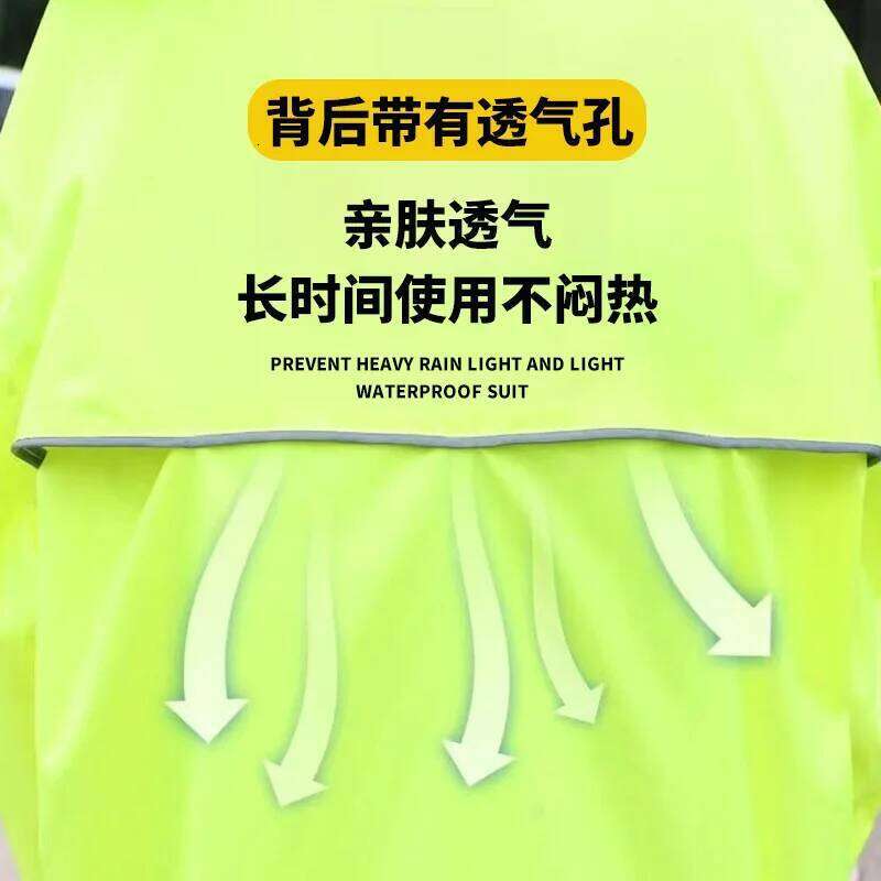 New Adult Waterproof Suit For Summer Unisex Motorcycle Raincoat Lightweight Breathable Outdoor Rain Wear