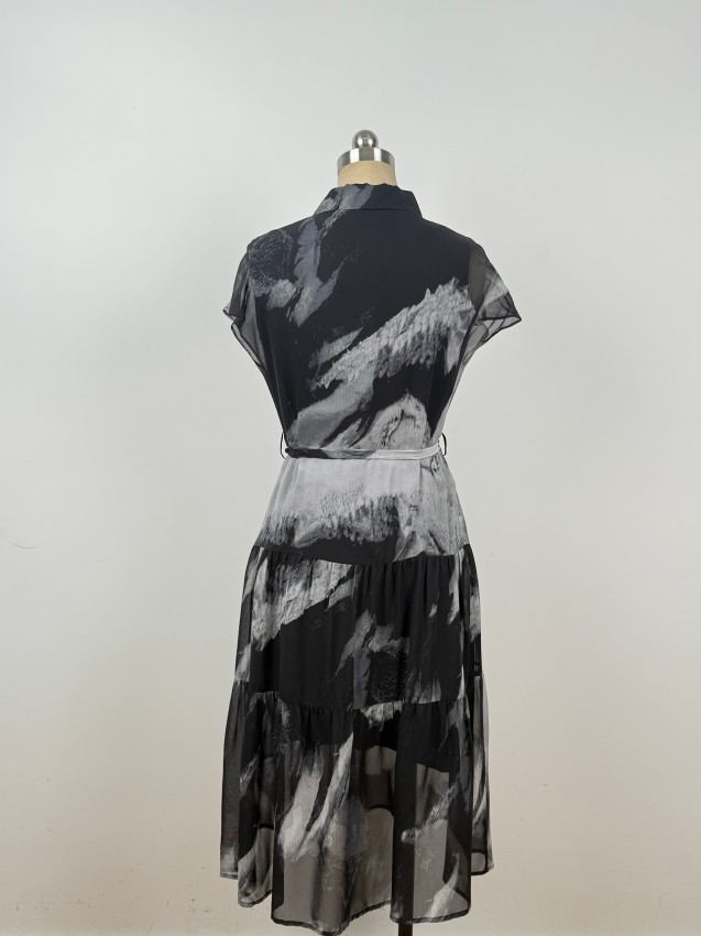 Simple, Sophisticated, Elegant Silk Dress JYL37153