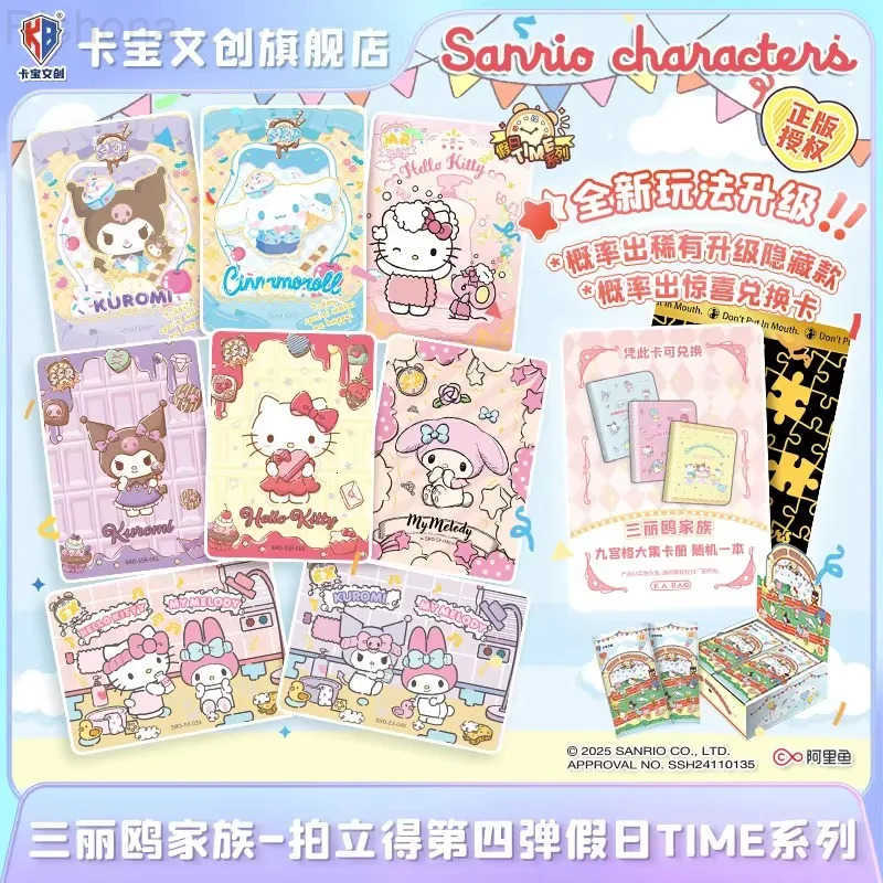 Sanrio Genuine Card Family Coolomi Life Diary HelloKitTY Series Pink Cute Anime Collection Cards Toys Gifts H251202