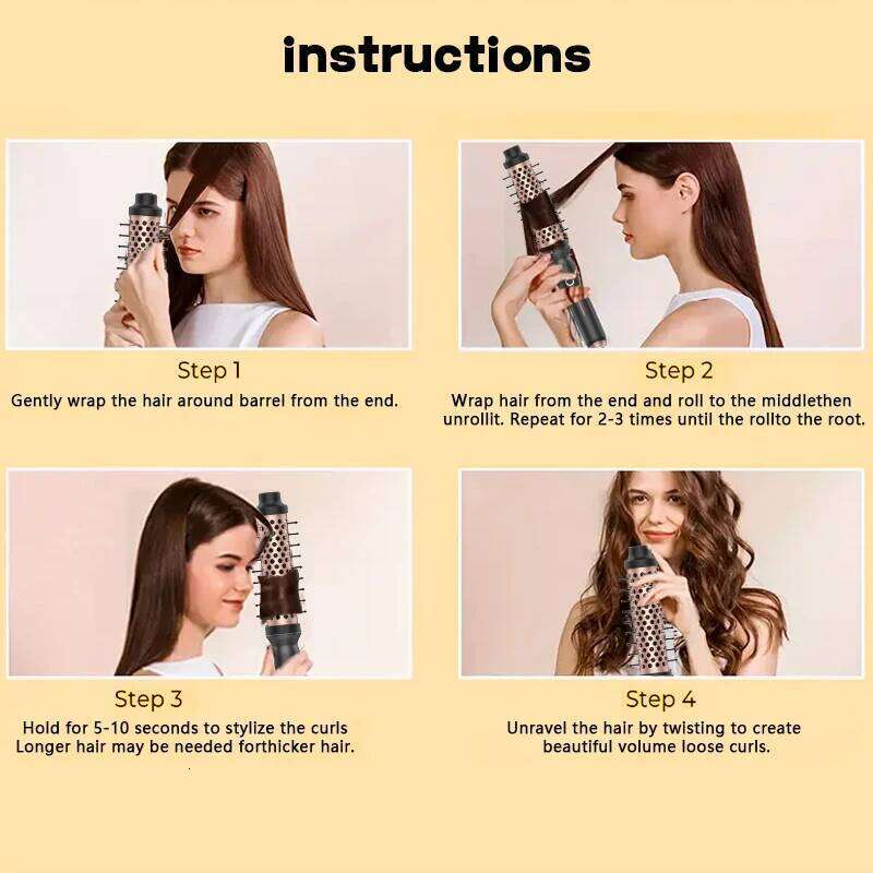 US-standard plug Four-level temperature adjustment Multi-style comb for both straightening and curling
