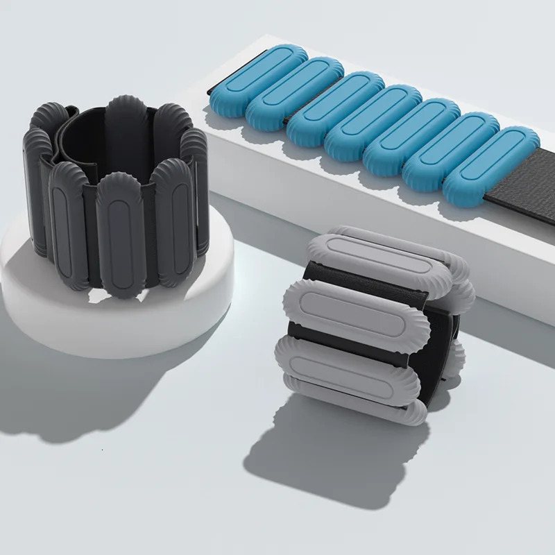 Yoga Fitness Wrist Weight Bands Adjustable Silicone Ankle Straps Swimming Fitness Energy Rings Wristbands Ankle Bands 251022