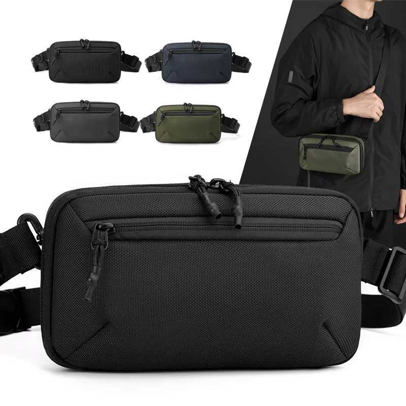 Men Waterproof Belt Bag Fashion Chest Pack Male Waterproof Waist Bag Outdoor Sports Fanny Pack Mens Travel Shoulder BagsL251024