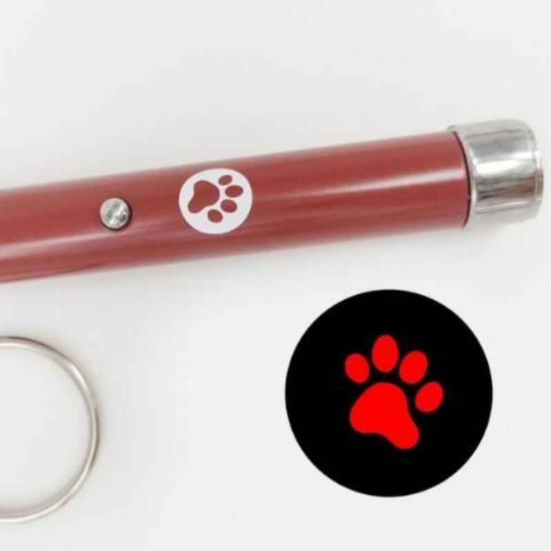 5 Colors Pet Laser Pointer Cat Toys Cartoons Laser pen LED Light Pet Cat Toys Pen with Bright Animation Mouse