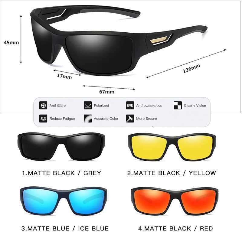 Fashion Windproof Polarized Sunglasses Men Brand Designer Travel Male Mirror Sun Glasses Driving AntiUV Oculos De Sol MasculinoT251024