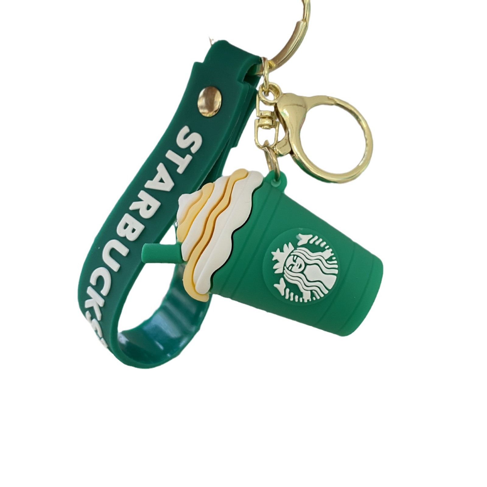 New Starbucks Keychain Milk Tea Cup Plush Charm Car & Bag Accessory Claw Machine Small Gift for party