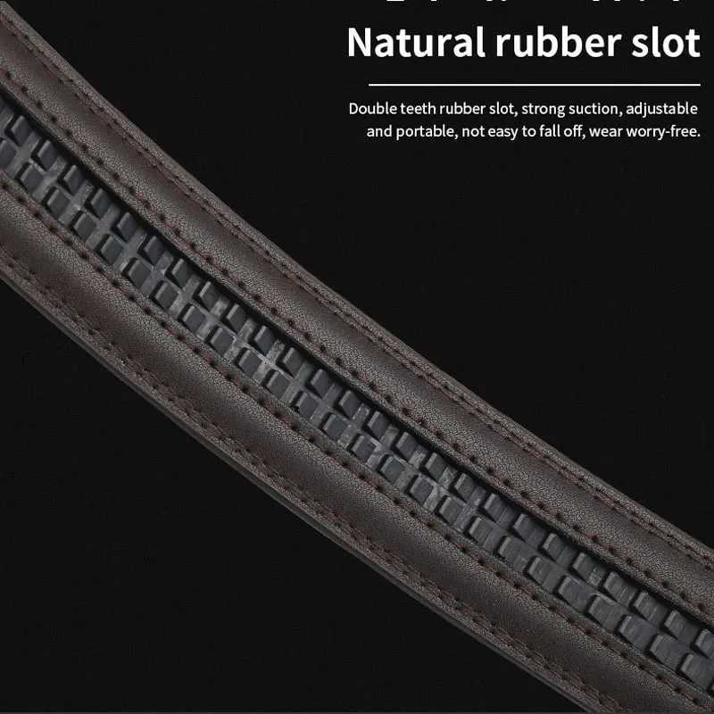 New mens belt automatic buckle pants belt cowhide automatic buckle formal business mens belt with suit belt W251024