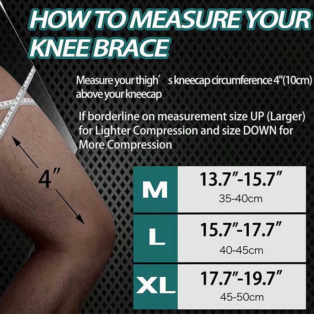 1 PCS Professional Sport Knee Brace for Arthritis Crossfit Protector Support Pads Meniscus Tear Joint Pain Relief Running RidingW251024