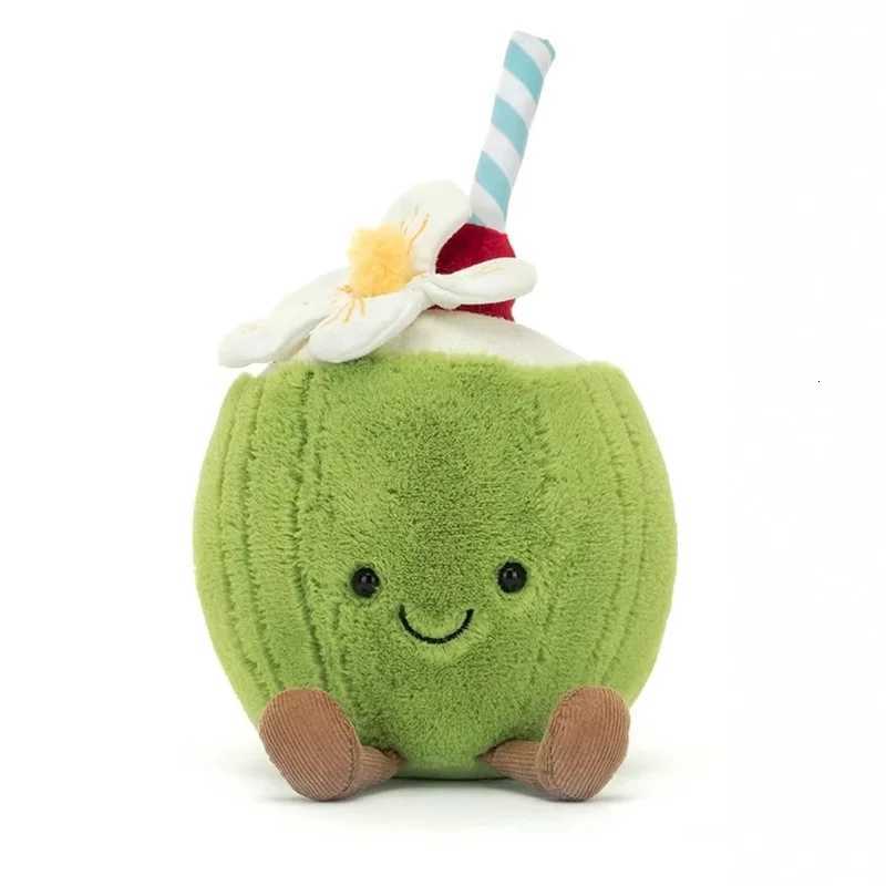 15cm Coconut Jelly and Lemonade Plush Doll Birthday Gift Toy Cute Soothing Companion Plush Doll Soothing Toy Festival Gift Z251024