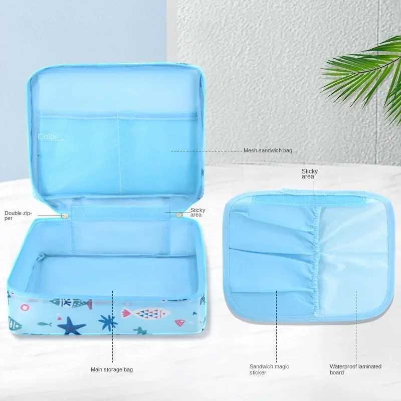 Large Travel Cosmetic Bag for Women Waterpfoof Tote Makeup Organizer Female Toiletry Kit Bag Make Up Case Storage Pouch Lady BoxT251024