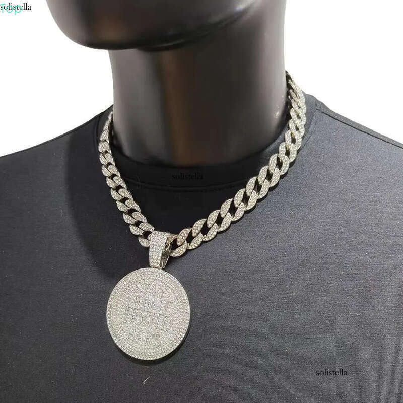 DHcollections Miami Chain Necklace With Pearl - Alloy Pendant For Various Ocns