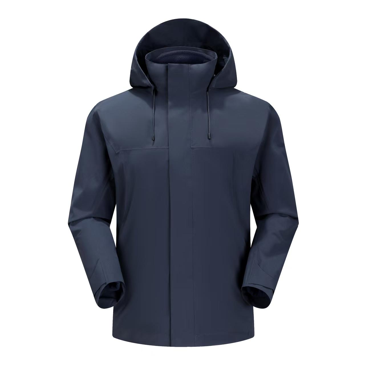 SD52 3-in-1 Detachable Jacket Unisex Style 100% Polyester Outdoor Windproof Warm Coat